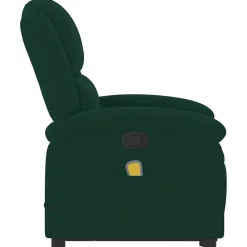 vidaXL Sillas-Sillón reclinable de masaje elevable terciopelo