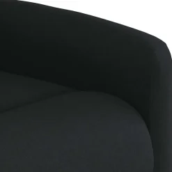 vidaXL Sillón reclinable elevable tela Negro Hot