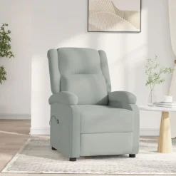 vidaXL Sillas-Sillón reclinable eléctrico de terciopelo