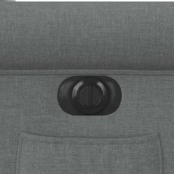 vidaXL Sillón reclinable eléctrico de tela Gris oscuro Sale