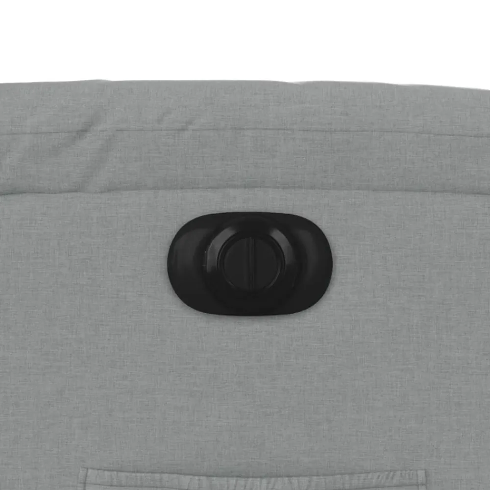 vidaXL Sillas-Sillón reclinable eléctrico tela