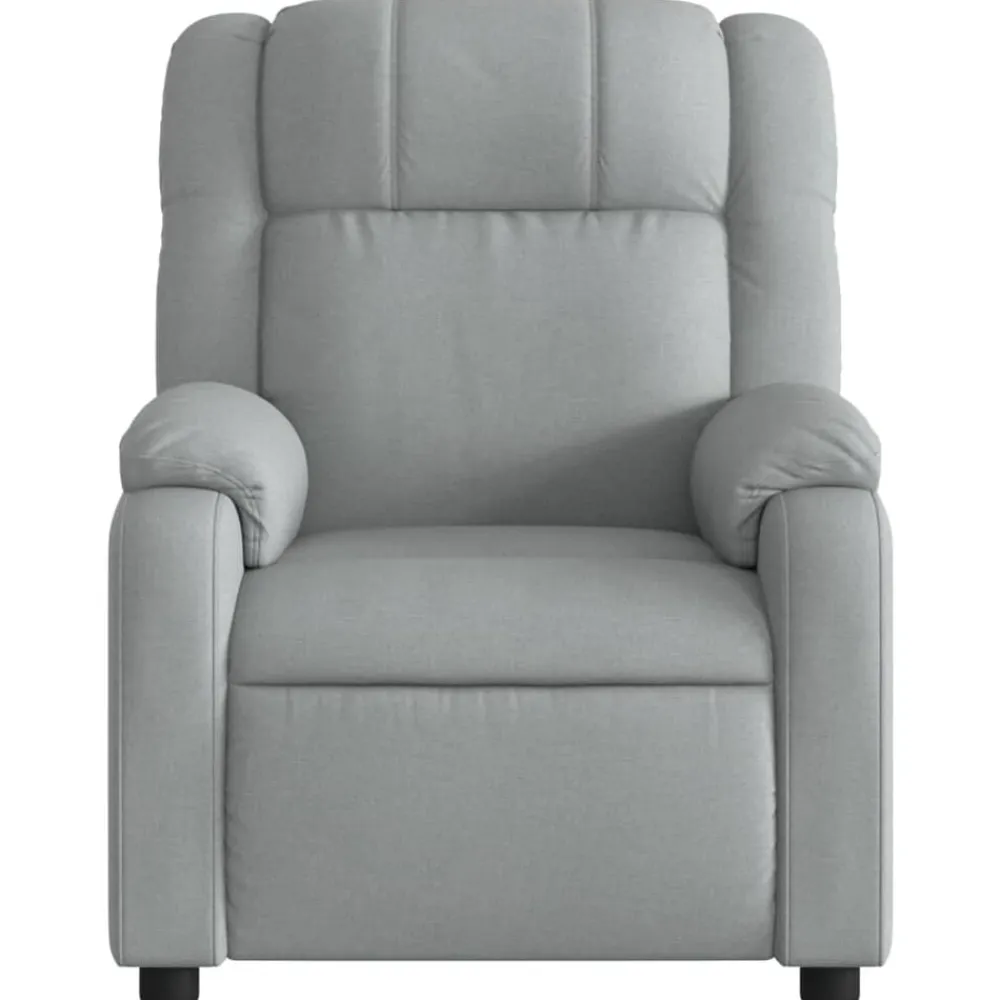 vidaXL Sillas-Sillón reclinable eléctrico tela