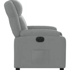 vidaXL Sillas-Sillón reclinable eléctrico tela