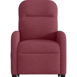 vidaXL Sillón reclinable elevable tela rojo tinto Rojo vino tinto Online