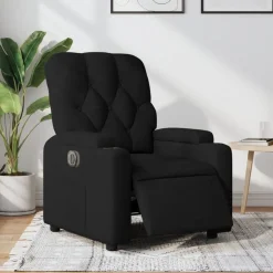 vidaXL Sillas-Sillón reclinable eléctrico de tela