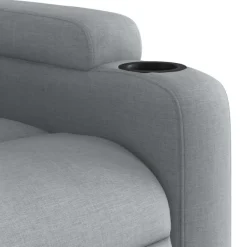 vidaXL Sillas-Sillón reclinable eléctrico tela