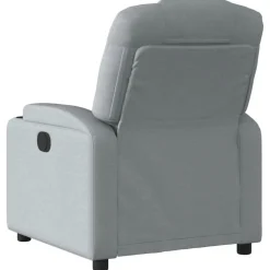 vidaXL Sillas-Sillón reclinable eléctrico tela