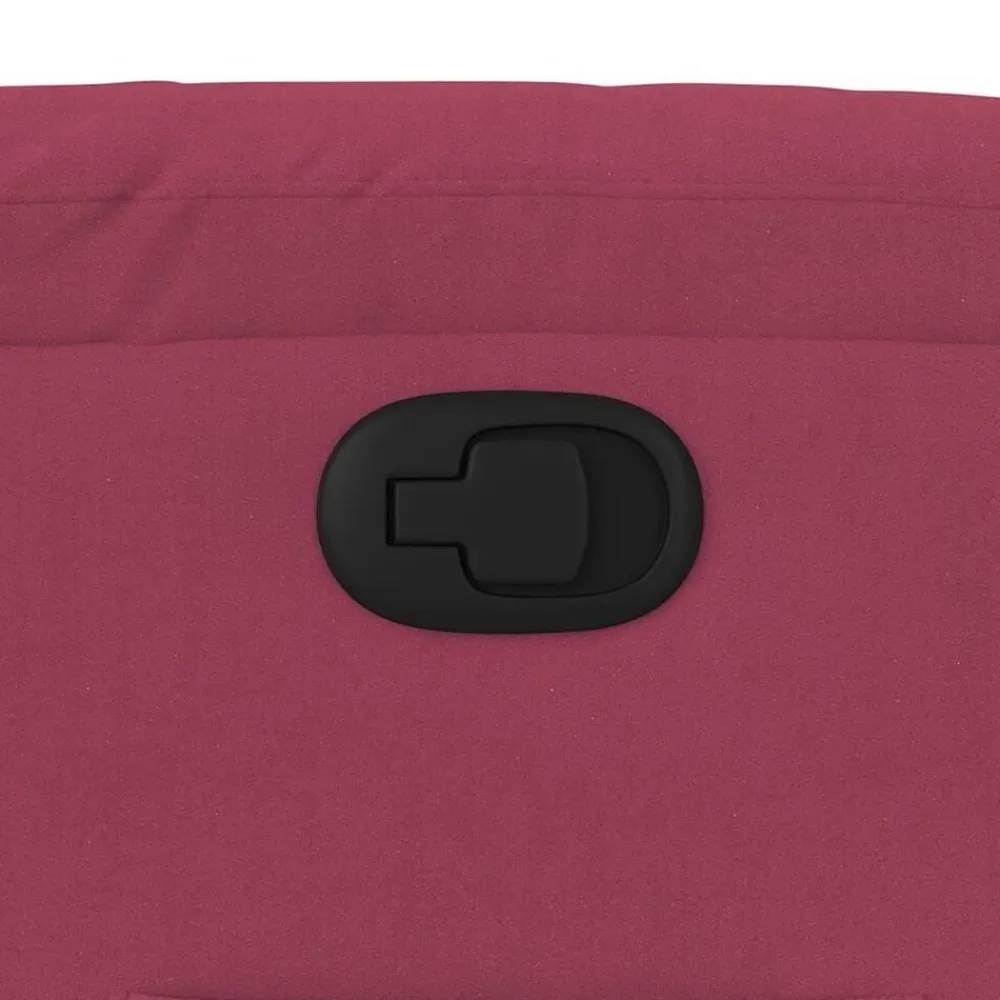 vidaXL Sillón reclinable elevable terciopelo rojo tinto Rojo vino tinto Outlet