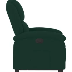 vidaXL Sillón reclinable elevable terciopelo Verde oscuro Best