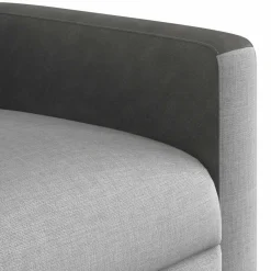 vidaXL Sillón reclinable elevable de tela Gris nube Hot