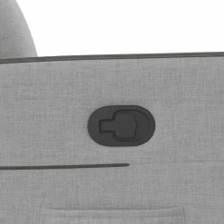 vidaXL Sillón reclinable elevable de tela Gris nube Hot