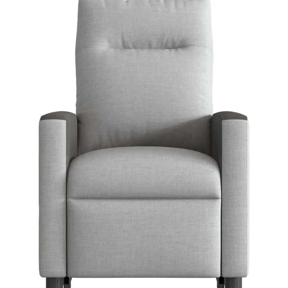 vidaXL Sillón reclinable elevable de tela Gris nube Hot