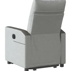 vidaXL Sillón reclinable elevable de tela Gris nube Hot