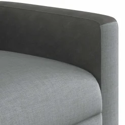 vidaXL Sillas-Sillón reclinable eléctrico tela
