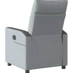 vidaXL Sillas-Sillón reclinable eléctrico tela