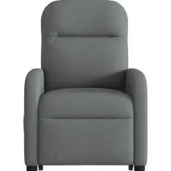 vidaXL Sillón reclinable elevable de tela Gris oscuro Sale