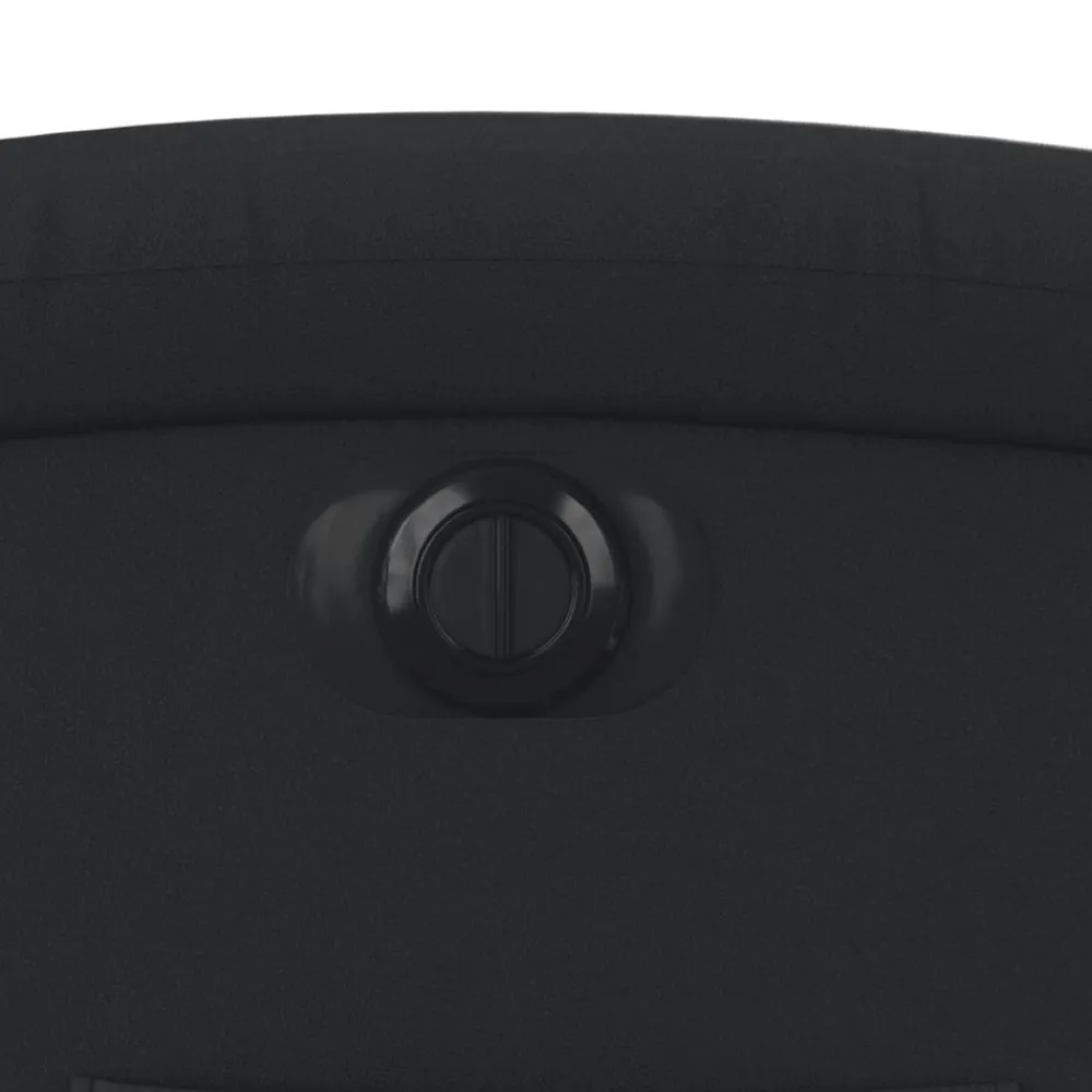 vidaXL Sillón reclinable eléctrico elevable cuero auténtico Negro Sale
