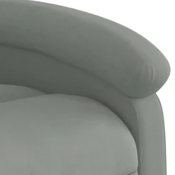 vidaXL Sillas-Sillón reclinable elevable terciopelo