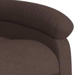 vidaXL Sillón reclinable eléctrico tela marrón oscuro Marrón oscuro Best