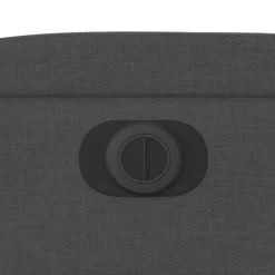 vidaXL Sillón reclinable eléctrico de tela Negro Online