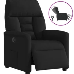 vidaXL Sillas-Sillón reclinable eléctrico de tela