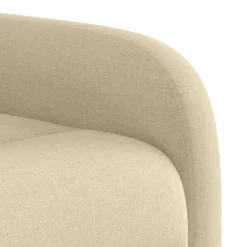 vidaXL Sillón reclinable eléctrico de tela Crema Sale