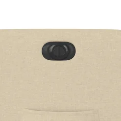 vidaXL Sillón reclinable eléctrico de tela Crema Sale