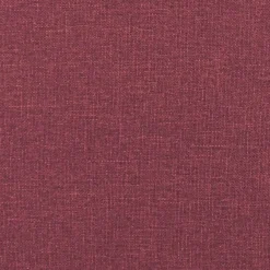 vidaXL Sillón reclinable eléctrico tela rojo tinto Rojo vino tinto New