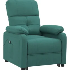 vidaXL Sillas-Sillón reclinable eléctrico tela