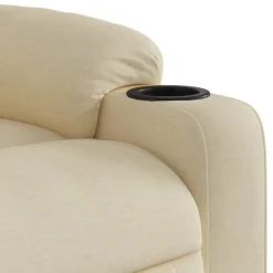 vidaXL Sillas-Sillón reclinable eléctrico de tela