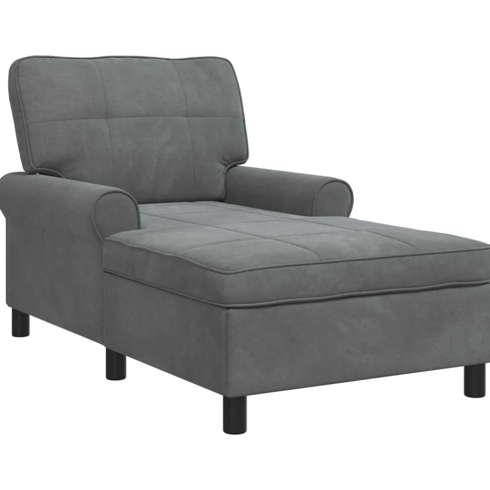 vidaXL Sillas-Sillón reclinable 91 x 157 x 91 cm Terciopelo
