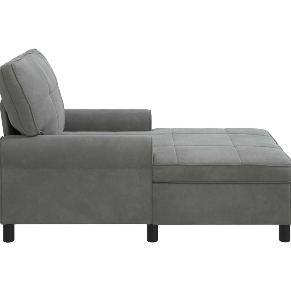 vidaXL Sillas-Sillón reclinable 91 x 157 x 91 cm Terciopelo