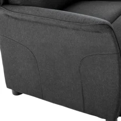 vidaXL Sillón reclinable 66.5 x 94 x 101.5 cm Poliéster Gris oscuro Outlet