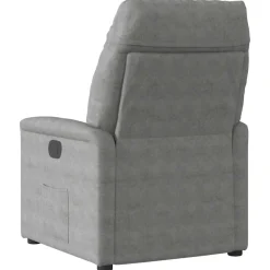 vidaXL Sillas-Sillón reclinable masaje eléctrico tela microfibra