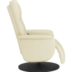 vidaXL Sillas-Sillón reclinable masaje con reposapiés cuero sintético