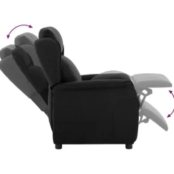 vidaXL Sillas-Sillón reclinable 66.5 x 94 x 101.5 cm Poliéster