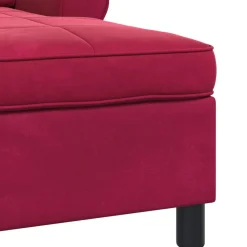 vidaXL Sillón reclinable Rojo vino 91 x 157 x 91 cm Terciopelo Rojo vino tinto Outlet