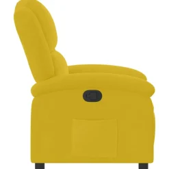 vidaXL Sillón reclinable terciopelo Amarillo Best