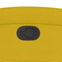 vidaXL Sillón reclinable terciopelo Amarillo Best