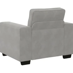 vidaXL Sillón sofá 100x77x82 cm terciopelo Gris claro Best