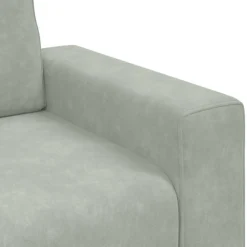 vidaXL Sillón sofá 100x77x82 cm terciopelo Gris claro Best