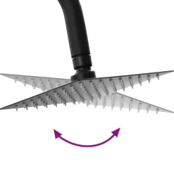 vidaXL Fontanería-Sistema de Ducha 47 x 20 x 95 cm Acero inoxidable