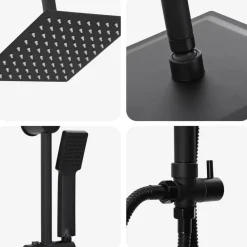 vidaXL Fontanería-Sistema de Ducha 47 x 20 x 95 cm Acero inoxidable