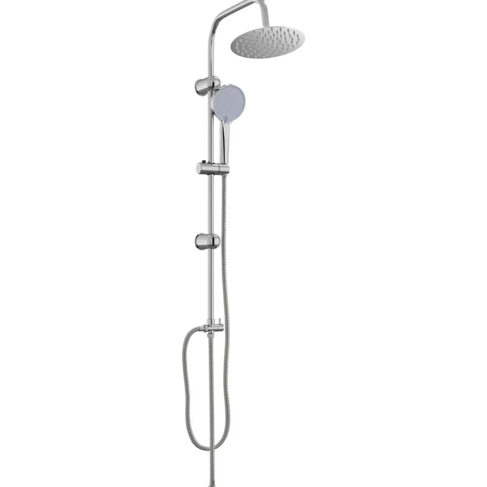 vidaXL Fontanería-Sistema de Ducha 47 x 20 x 95 cm Acero inoxidable