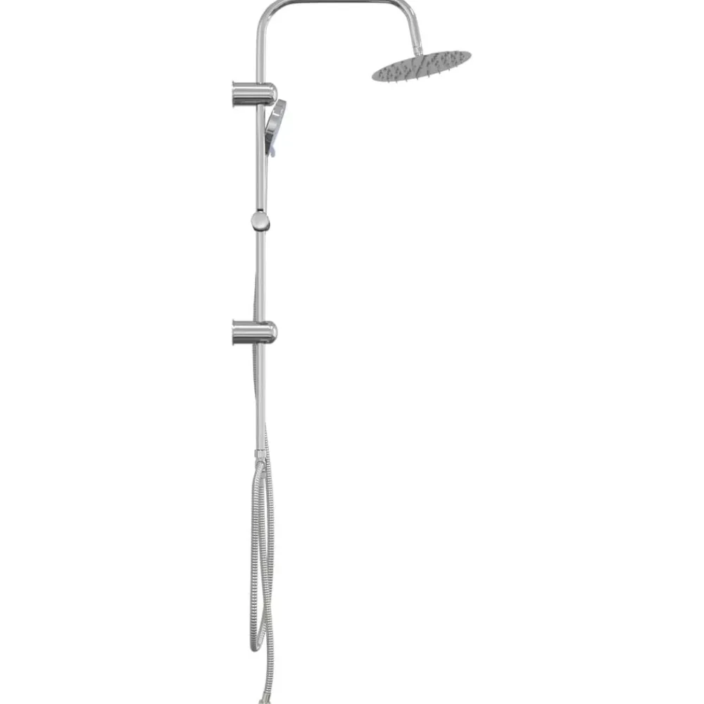 vidaXL Fontanería-Sistema de Ducha 47 x 20 x 95 cm Acero inoxidable