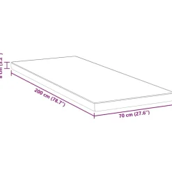 vidaXL Ropa De Casa-Sobrecolchón 70 x 200 cm Tela Jacquard