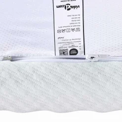 vidaXL Sobrecolchón y verde 70 x 200 cm Tela jacquard Online