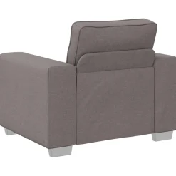 vidaXL Sofás-Sofá 3 pcs 219 x 80 x 82 cm Tejido mezcla de lino
