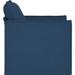 vidaXL Sofá 195 x 82 x 85 cm tela Azul