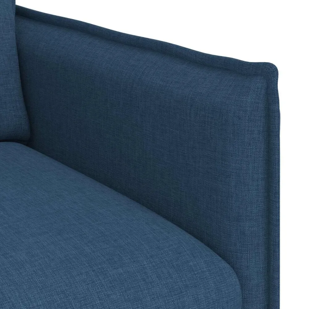vidaXL Sofá 195 x 82 x 85 cm tela Azul